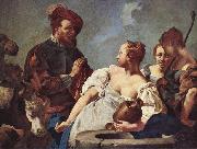 PIAZZETTA, Giovanni Battista Rebecca am Brunnen oil painting